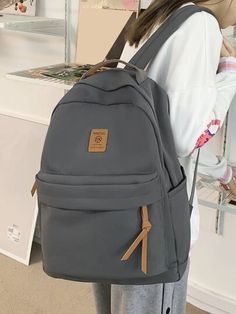 Professional Backpack, Black Backpacks, Knot Decor, Preppy Bags, Big Backpacks, Backpacks For Women