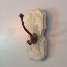 an old fashioned hook on the wall