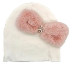 Be the snappiest baby around in this cute Light Pink Fur Bow Baby Hat! Its ultra-soft fur and adorable bow give it a sweet, cuddly look that will make everyone ooh and ahh! Pink Fur, Baby Hat, Baby Bows, Baby Hats, Light Pink, Hats, Pink