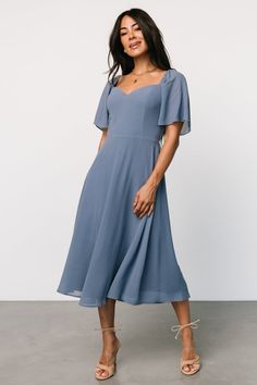 Our cute Colette midi dress is made of lightweight chiffon material and comes in our off white color. This dress has a smocked back bodice and a sweetheart neckline. Sweetheart Midi Dress, Called To Surf, Beautiful Midi Dresses, Chiffon Wrap, Blue Or Pink, Chiffon Midi Dress, Dress Dusty, Chiffon Material, S B