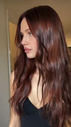 Winter Semester, Rambut Brunette, Red Hair Inspo, Brown Hair Inspo, Hair Dyes, Ginger Hair Color, Dark Red Hair, Red Brown Hair, Hair Color Auburn