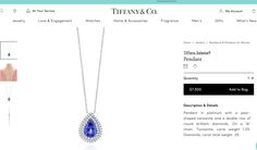 Sapphire Necklace, Antique Jewelry, Diamond Necklace, Sapphire, Gift Ideas, Pendant Necklace, Pendant