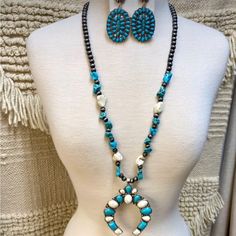 New Jewelry Set. Statement Piece Turquoise Boho Style Necklace And Earring Set. Perfect Look To Complete That Outfit Stagecoach Outfit, Rodeo Jewelry, Western Festival, Earrings Western, Boho Style Necklaces, Turquoise Boho, Set Necklace, Necklace And Earring Set, New Jewelry