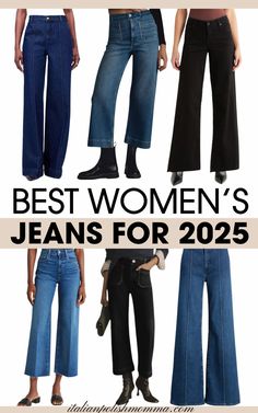 Best Women's Jeans and Denim trends for 2025, trends jeans for women this year 2025, fashion finds, denim for 2025