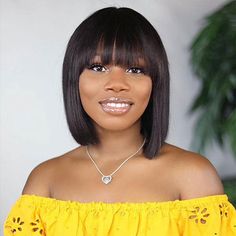 Short Weave Hairstyles, Short Bobs With Bangs, Bob Wig With Bangs, Glamorous Hair, Short Hair Wigs, Wave Wig, Sassy Hair, Hair Bob, Wig With Bangs