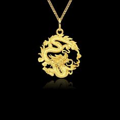 Traditional Gold Jewelry With Dragon Design, Traditional Round Jewelry With Dragon Design, Spiritual Gold Jewelry With Dragon Design, Dragon Design Pendant Amulet Jewelry, Gold Dragon Design Jewelry, Symbolic Gold Dragon Jewelry, Symbolic Gold Jewelry With Dragon Design, Gold Jewelry With Dragon Design, Gold Round Jewelry With Dragon Design