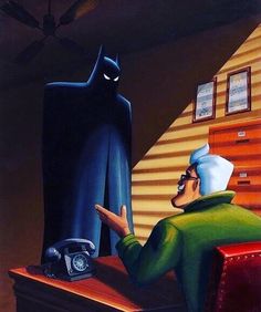 Superman The Animated Series Art, Batman Core, Comics Poster, Batman Animated, Batman Film, Batman Fan Art, Batman Tattoo, Batman Poster, Univers Dc