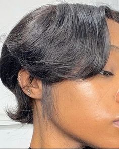 Straight Hair With Braid, Natural Hair Mohawk, Finger Waves Short Hair, Braided Hairstyles For Teens, Medium Short Hair, Pretty Braided Hairstyles, Hair Laid, Hairstyle Gallery, Natural Hair Braids