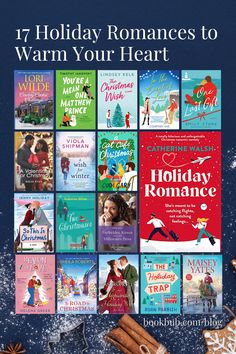 holiday books to warm up your heart with the title, 17 holiday romances to warm - up your heart