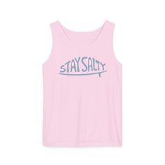 Our Stay Salty Surfboard Tank is made from garment-dyed fabric; this tank features a fun surfboard design and a relaxed fit for ultimate comfort. - 100% Ringspun US cotton- Medium fabric - Comfort Colors 9360 tank- Relaxed fit To keep your shirt's design as beautiful as possible, we recommend gently washing this garment with cold or lukewarm water. You can either tumble dry low or line dry. Pray For Surf, Stay Salty, Surf Vibes, Ocean Surf, Surfboard Design, Dyed Fabric, Blue Jean, Surfboard, Comfort Colors