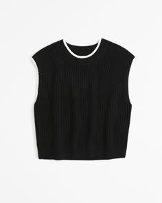 Women's Crew Shell Sweater | Women's Tops | Abercrombie.com Workers Rights, Soil Health, American Clothing, Suits Coats, Sleeveless Sweater, Softest Sweater, Womens Fall, Swimwear Accessories, Women's Tops