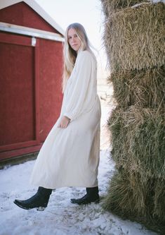 Sheepskin Vest, Raw Silk Dress, Wool Leggings, Goddess Gown, Big Scarf, Cozy Dress, Dress Drape, Pure Black, Dreamy Dress