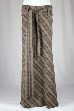 Elegant Belted Plaid Long Skirt Plaid Long Skirt, Modest Girls Dresses, Long Plaid Skirt, Modest Women, Dressy Skirts, Future Style, Modest Skirts, British Outfits, 90s Vibes