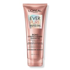 EverPure Sulfate-Free Bond Strengthening Shampoo - EVERPURE BONDING SHAMPOO 6.8OZBenefitsCleanses, repairs, fortifies & is gentle on colorLeaves hair soft, smooth & protected from future damageStrongCore Science System penetrates the hair fiber - EverPure Sulfate-Free Bond Strengthening Shampoo Loreal Conditioner, Skincare Sale, Vegan Hair Care, Weak Hair, Vegan Hair, Hair Treatments, Strong Core, Sulfate Free Shampoo, Hair Strengthening