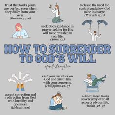 an image of how to surrender to god's will