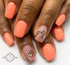 🌸JASMINE M.🌸 on Instagram: “Natural Nail Gel Overlay DND 586 Pink Salmon #nailsnailsnails #naillife #nailfeed #ilovewhatido #nailart #trusttheprocess…” Uñas Color Salmon, Dipped Nails Ideas Powder Short, Natural Nail Gel, Bold Nails, Overlay Nails, Pedi Ideas, Gel Overlay, Nail Candy, Dope Nail Designs