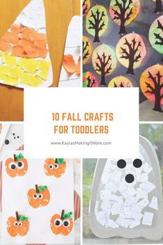 the top ten fall crafts for toddlers