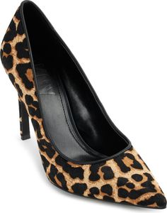 DKNY Mabi Pointed Toe Pump | Nordstrom Chic Leopard Print Heels With Pointed Toe, Leopard Print Pointed Toe Heels For Evening, Fitted Leopard Print Closed Toe Heels, Essential Tops, Luxury Leopard Print Pointed Toe Heels, Black Patent Pumps, Pretty Heels, Leopard Print Heels With 4-inch Pointed Toe, Slip On Pumps