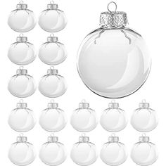 PRICES MAY VARY. Products Including:16 pcs 2.36 inches clear plastic fillable balls, each decorative ball is packed separately, the product comes with a detachable silver lid and a silver string. Premium Quality：These clear shatterproof ornaments balls are made of PP plastic. Has very good transparency, and these plastic balls are very durable, so you don’t have to worry about breaking and affecting your family’s safety. Easy to Use: You can take off the cap on the transparent ornaments ball, yo Round Plastic Ornaments, White Ornament Ball Cricut, Clear Plastic Ornaments Target, Clear Plastic Fillable Ornaments, Outdoor Christmas Tree Decorations, Christmas Wedding Party, Decoration For Christmas, Outdoor Christmas Tree, Shatterproof Ornaments