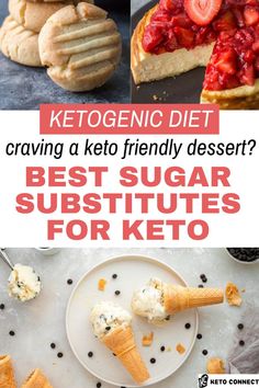 Are you craving a keto-friendly dessert? Sugar gets a bad rap for being high in carbs, but we break down the details on popular sugar substitutes in this keto food guide. We share the good, the bad, and the ugly so that you can pick the best low-carb option for your body. Best Sugar Substitute, 800 Calorie Diet, Low Carb Meal Plan, Keto Friendly Desserts, High Fat Foods, Ketogenic Diet For Beginners, Vegetarian Keto, Sugar Substitute, Vegan Keto