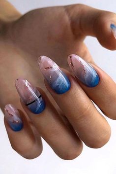 20+ Ideas For Stunning Spring Acrylic Nails | Martini Nails, Water Nails, Nails Trend, Marble Nail Designs, Nail Foil, Spring Acrylic Nails, Nails Trends, Easy Nails, Instagram Trends