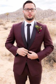 Button: Single Breasted Occasion: Wedding Neckline: Shawl Lapel Material: Polyester & Polyester Blend Pattern: Solid Piece: Two-piece Pocket: No Flap Wedding Suits Groom Burgundy, Maroon Suit Men Wedding, Fall Wedding Groomsmen Attire, Burgundy Tux, Slim Fit Groom Suit, Maroon Tuxedo, Paisley Tuxedo, Suits 2023, Suits Groom