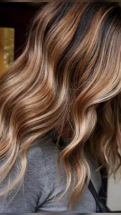 Sunlight Brunette, Hair Colors For Fall, Fall Blonde Hair Color, Blonde Hair Colors, Balayage Blond, Blond Balayage, Hair Color Caramel, Caramel Hair, Low Maintenance Hair