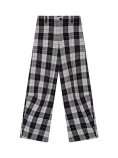 Details: Plaid wide leg pants with elasticized waistband Classic black and white plaid with clean color scheme Relaxed straight leg pants with high waistline Elasticized waistband for comfort Materials & Care: 83.5% polyester, 15.2% viscose, 1.3% spandex Hand wash | Dry clean Do not bleach Size & Fit: Model is 5'7", Bust 32, Waist 24, Hips 35, wearing a size S Item #: JL3PA05 Black And White Plaid Pants, Plaid Wide Leg Pants, Checkered Pants, Plaid Outfits, Black And White Plaid, Vibe Clothes, Chic Me, Pantalon Large, Plaid Pants