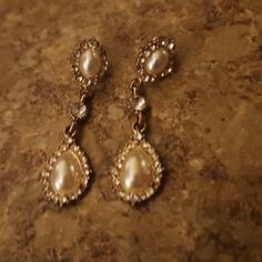 Post Earrings Pearl Teardrop Earrings, Teardrop Pearl Earrings, Pearls Earrings, Dream Style, Earrings Vintage, Teardrop Earrings, Future Wedding, Post Earrings, Cosplay Costumes