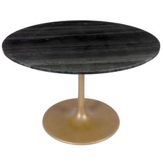 an image of a black and gold table