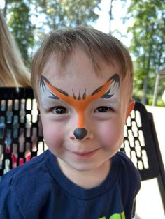 Lion Face Painting Easy, Face Paint Simple Ideas, Boy Face Paint Easy, Full Face Face Paint, Face Paint Poster, Easy Animal Face Paint Ideas For Kids, Farm Face Painting, Kid Halloween Face Paint