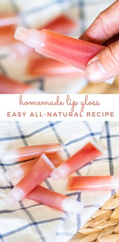 Homemade Lip Gloss Recipe, Homemade Lip Balm Recipe