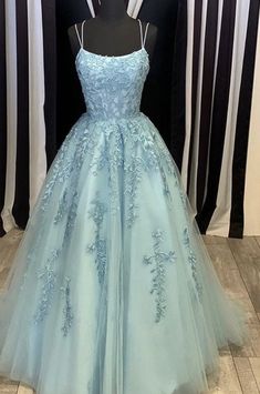 Light Blue Prom, Sky Blue Prom Dress, Light Blue Prom Dress, Blue Prom Dress, Lace Formal Dress, Lace Prom Dress, Blue Evening Dresses, Pink Prom