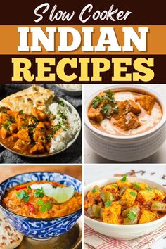 These slow cooker Indian recipes are a treat for the body and soul. From butter chicken to curries to tikka masala, let your slow cooker whip up a traditional Indian meal. Slow Cooker Indian Recipes, Slow Cooker Indian, Indian King, Vegan Tikka Masala, Gobi Recipes, Indian Cheese