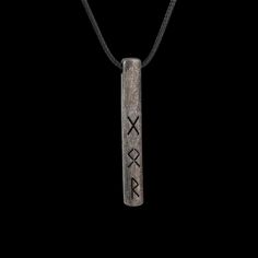 Unearth the mysteries of the ancient Norse runes with our newly crafted Runes collection! Each of the 12 unique variants represents a powerful word inscribed in runic script, allowing you to carry the wisdom and energy of the Vikings with you wherever you go. Porri: Signifies courage and bravery. Harpa: Symbolizes creativity and artistry. Morsugur: Embodies protection and strength. Tvimamudur: Associated with knowledge and wisdom. Heyammir: Signifies harmony and balance. Skerpla: Means transform Engraved Viking Style Necklace, Adjustable Symbolic Stamped Necklace, Viking Style Adjustable Necklace As Gift, Viking Style Adjustable Necklace Gift, Norse Runes, The Vikings, Knowledge And Wisdom, The Wisdom, Changing Seasons