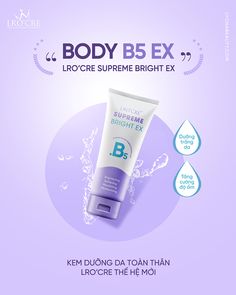 an advertisement for body b5 ex