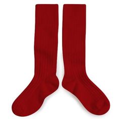 Very soft knee-high socks knitted in Egyptian cotton, made in France.The Collégien Socks are comfortable and extra soft thanks to the qualitative Egyptian cotton they are knitted in.Fabric: 100% Egyptian cotton Color: Carmine RedComposition: 84% long fibre Egyptian cotton, 14% polyamide, 2% elastane (lycra). Fits True to size. In between sizes, size up.Machine wash at 40°. Dry at moderate temperature. Soft Knee-high Socks For Stocking Stuffers, Soft Knee-high Socks, Casual Red Winter Stockings, Red Knee-high Stockings For Winter, Red Stretch Knee-high Socks For Winter, Classic Solid Winter Socks, Classic Winter Socks, Fitted Red Winter Socks, Classic Soft Solid Color Socks