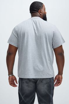 Available In Heather Grey. T-Shirt Crew Neck Chest Pocket Short Sleeve 90% Cotton 10% Viscose Imported | Mens Essential Pocket Crew Tee Shirt in Heather Grey size XL by Fashion Nova Service Women, Grey T Shirt, Mens Essentials, Grey Fashion, Shorts With Pockets, Swim Shorts, Mens Tees, Chest Pocket, Jeans Pants