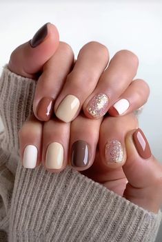 Makeup Nails Designs, October Nails, Nude Nail Designs, Work Nails, Casual Nails, Cute Gel Nails, Healthy Nails