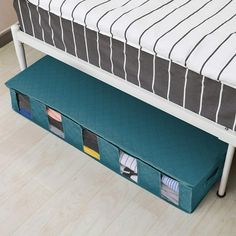 Color: as shown Size: 973315cm/38.7912.995.90 inches Material: 120g high quality non-woven fabric Products include: 1  Storage Box Storage Room Ideas Size chart: Size: One Size.  Color: Blue. Under Bed Storage Boxes, Under Bed Storage Containers, Fabric Storage Bins, Quilt Storage, Storage Bags Organization, Clothing Boxes, Plastic Storage Bins, Towel Storage, Clothes Storage