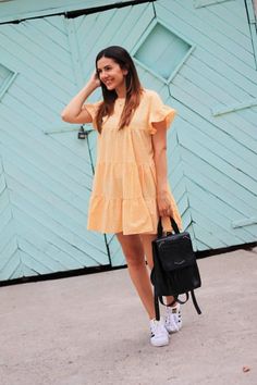 Chic Outfit from empurple with N°21 Dresses, Rag & Bone Backpacks, Adidas Sneakers Backpacks Adidas, 21st Dresses, 21 Dresses, Adidas Sneakers