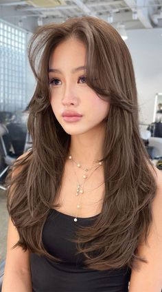 Trendy Hairstyles Asian Skin Hair Color Ideas, Hair Color For Light Medium Skin Tone, Filipino Colored Hair, Neutral Hair Dye Ideas, Hair Dye Colors For Asians, Cool Brown Asian Hair, Warm Tone Brown Hair With Highlights, Wedding Hairstyles For Long Hair Asian, Brunette Asian Hair