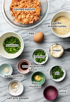 the ingredients to make an easy chicken salad