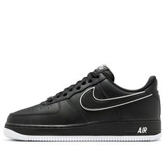 Shop Nike Air Force 1 Low '07 'Black White' DV0788-002 at KICKS CREW — your go-to for authentic, stylish sneakers. Whether for fashion, performance, or collection, find your perfect pair with us. Black Modern Nike Air Force 1 For Sports, Modern Black Nike Air Force 1 For Sports, Modern Black Nike Air Force 1 For Streetwear, Classic Nike Air Force 1 Low-top, Modern Nike Air Force 1 With Cushioned Footbed, Classic Nike Air Force 1 High-top Leather, Classic High-top Leather Nike Air Force 1, Classic Leather High-top Nike Air Force 1, Black Classic Nike Air Force 1 For Sneaker Matching