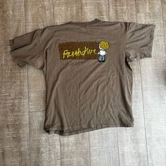 Insane Skating Piece- Bought Used And Never Worn. Some Signs Of Discoloring, Condition Probably 7/10. Single Stitch All Around And Vintage Freshjive Made In Usa Tag. Graphic Is Crazy On The Back. Message Me With Questions Or Offers 90s Brown Streetwear Tops, 90s Brown Tops For Streetwear, Back Message, Shirts Vintage, Vintage Shirt, Vintage Brown, Vintage Shirts, American Vintage, Skating