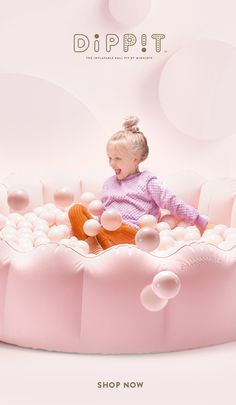 The DiPP!T is the ultimate inflatable ball pit! Featuring premium VELVET vinyl and approximately 500 jumbo 3” crush-proof ball pit balls, little ones and young ones at heart will HAVE A BALL (or a few hundred)! Party Rentals Business, Rental Business, Party Rentals, Pool Float