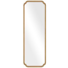 an empty mirror on a white background