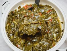 What is a soul food collard greens recipe? A Black folks collard greens recipe is the quintessential dish of a Southern soul food dinner. Collard greens are a beloved vegetable in the South. They’re both nutritious and delicious, especially when prepared the Black folks’ way – soul food seasoned to perfection! Black folks’ soul food collard greens recipe is a mainstay of traditional Southern cooking. Southerners often cook them with a variety of meat additions for that special soul food flavor. Soul Food Seasoning, What Is A Soul, A Southern Soul, Southern Recipes Soul Food