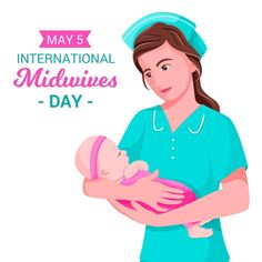 Organic flat midwives day illustration P... | Premium Vector #Freepik #vector #midwifery #midwife #international-day #design-illustration Midwife Day, Design Illustration, Premium Vector, Disney Princess