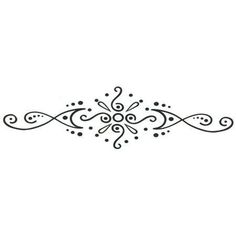 a black and white drawing of an ornamental design